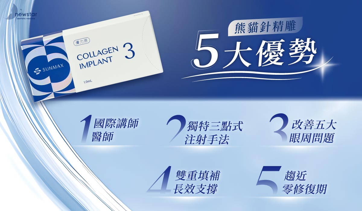 膠原蛋白熊貓針_5大優勢